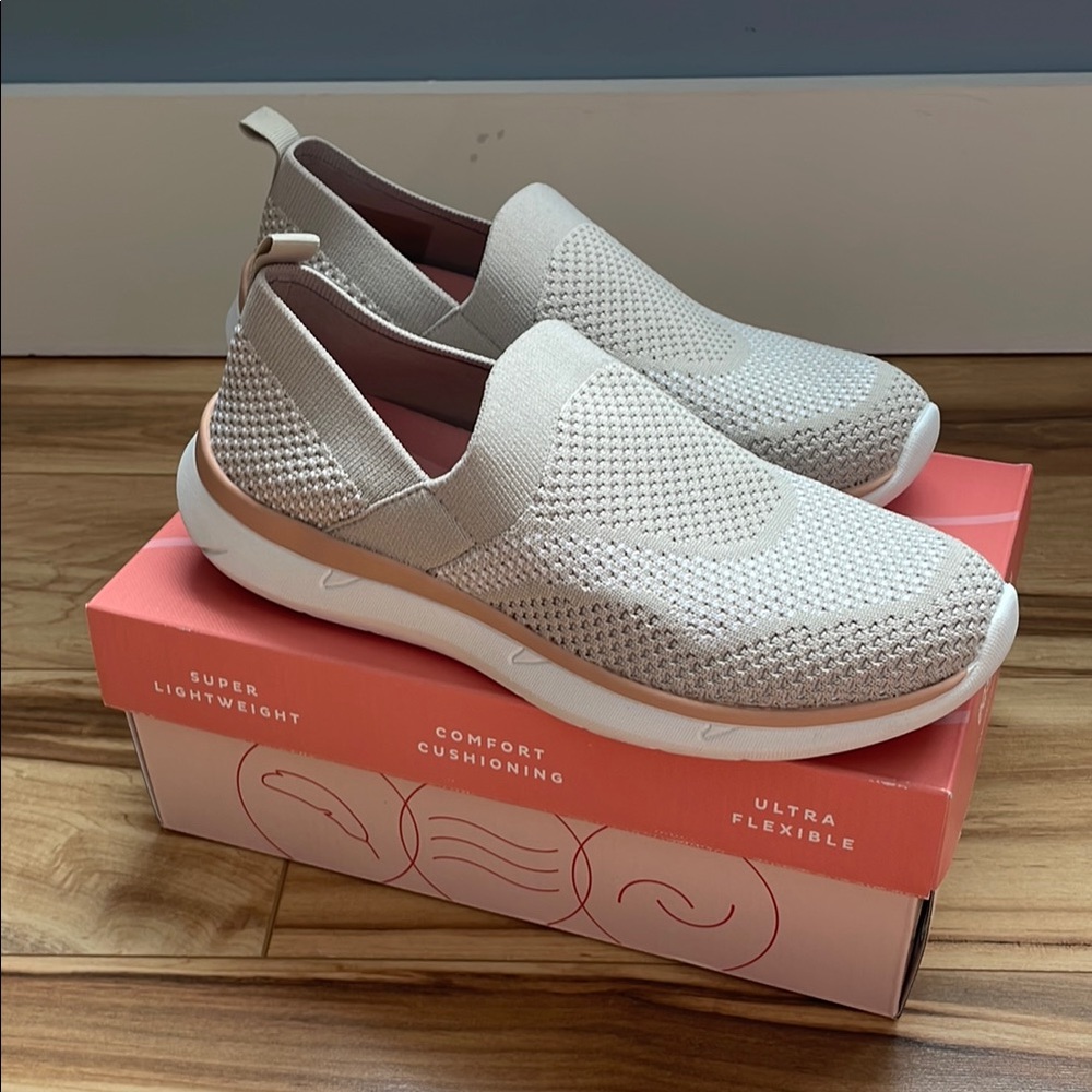 Easy Spirit Women's Slip-On Sneakers - Beige